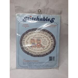 Dimensions Stitchables Counted Cross Stitch Kit Friendship Is A Treasure 7791